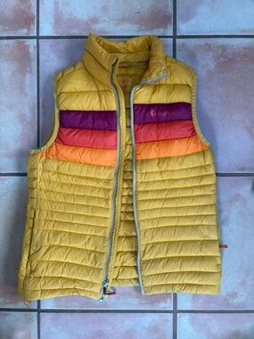 Cotopaxi Yellow Quilted Vest